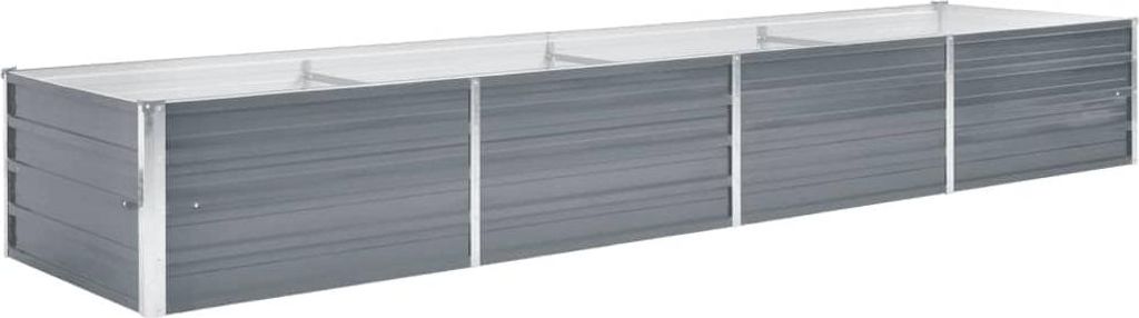 vidaXL Zahradní zvýšený záhon z pozinkované oceli 320x80x45 Obrázek produktu 