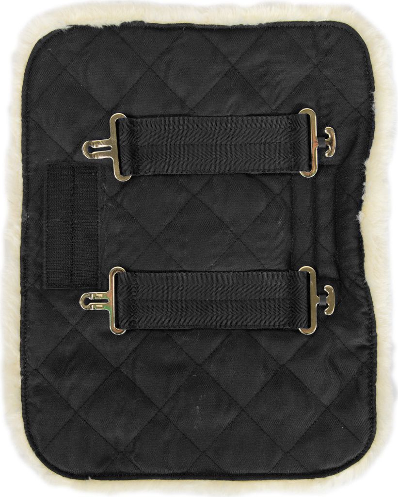 Kentucky Horsewear Brusterweiterung Steppung mit Fell Chest Expander Schwarz Onesize