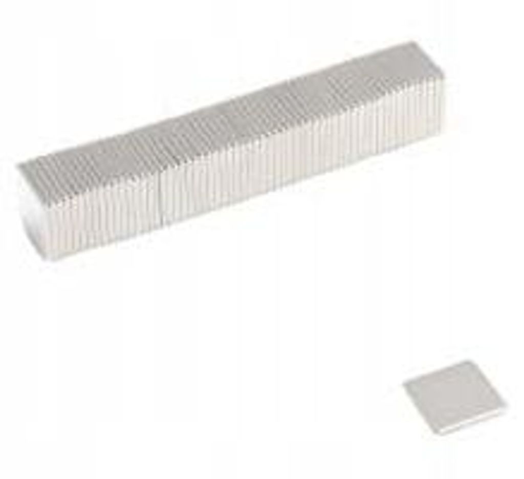 Top Magnesy - 50 Stück Neodym Magnete 10x10x1 mm N38 - extra starke Haftmagnete für Montage, Werkstatt & Industrie