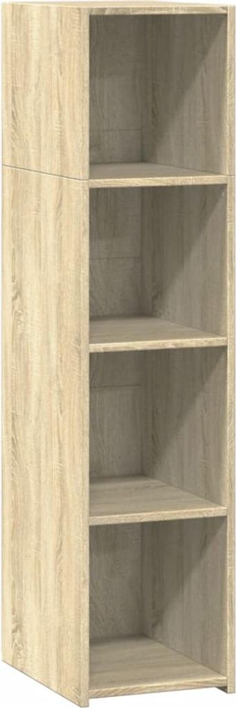 vidaXL Highboard Sonoma-dub 30x41x124 cm materiál na bázi Obrázek produktu 