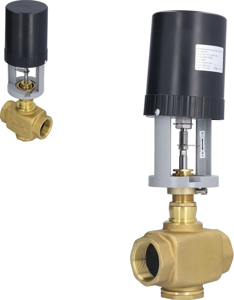 Vanne électrique 220V pour régulation de chauffage et eau industrielle - 9
