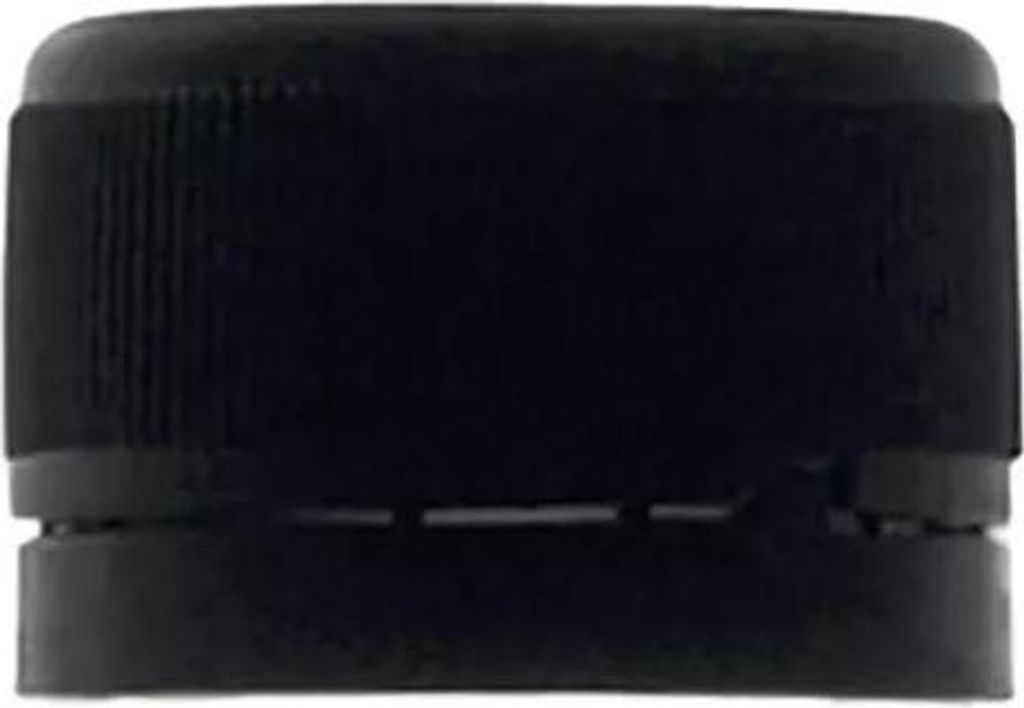 Schraubverschluss 10-tlg., schwarz, mit Sicherheitsring, PP 28