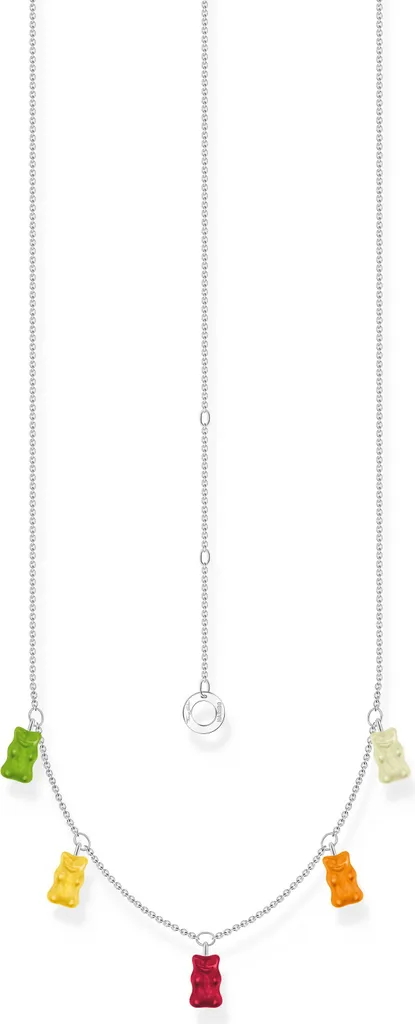 Collier Argent Anti-Ternissement avec Oursons : Style Durable et Chic
