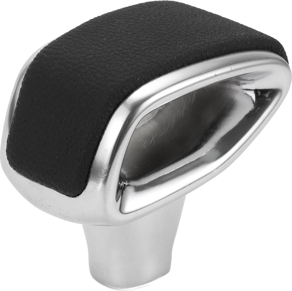 Automatischer Schaltknauf für Mercedes-Benz G500 2013-2018 Kunststoff- und Kunstleder-Automatikgetriebeschalthebelknopf Schwarz Silberfarben