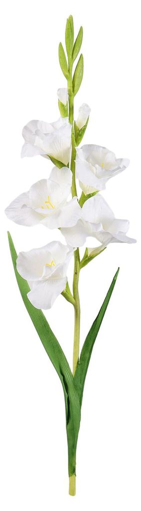 Künstliche Gladiolenblüte, realistische Seidenblume, Dekoration für Zuhause, Büro, Hochzeit, Party, drinnen und draußen