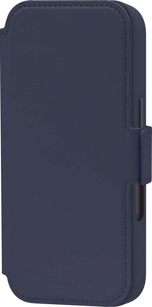 DBRAMANTE1928, Wallet-Etui iPhone 17 Pro ICON mit Standfunktion, Marineblau