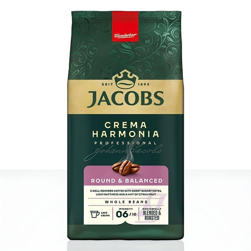 Jacobs Professional Crema Harmonia - 8 x 1kg Kaffeebohnen Produktbild 