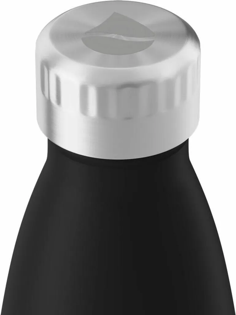 Borraccia FLSK 500ml Black - Termica Professionale in Acciaio 18/8