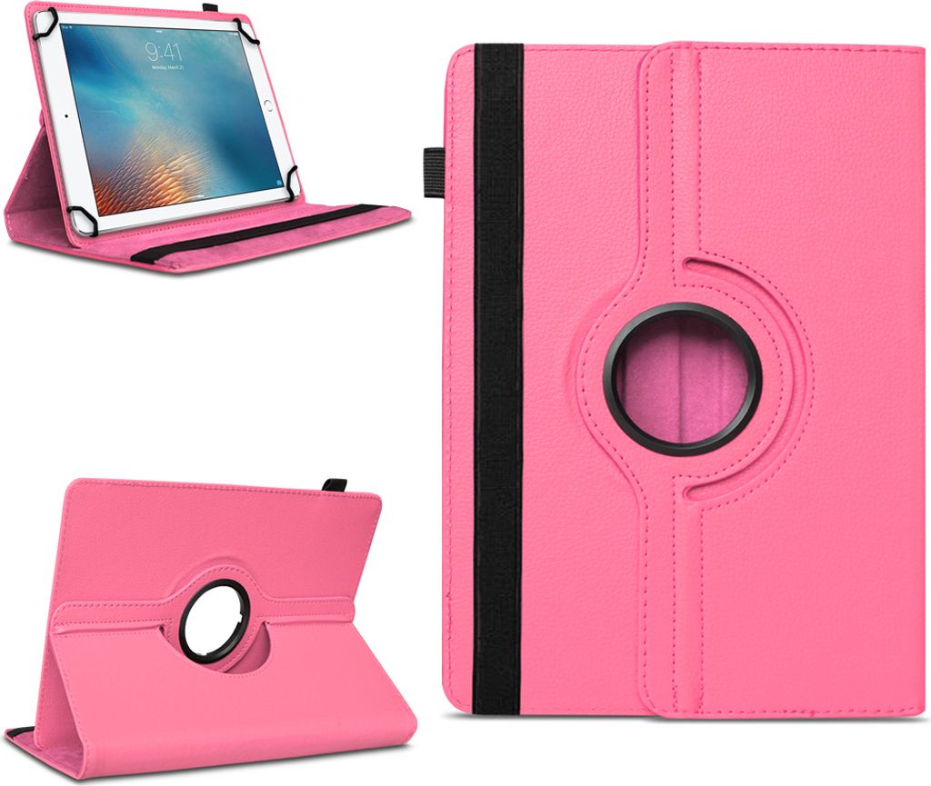 Tablet Hülle für Apple iPad Air 11 2025 Tasche Schutzhülle Case 360° Drehbar Farben:Pink