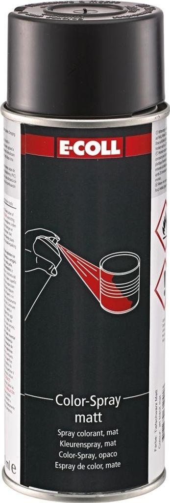 E-Coll Color-Spray matt 400ml tiefschwarz , 4317784612418