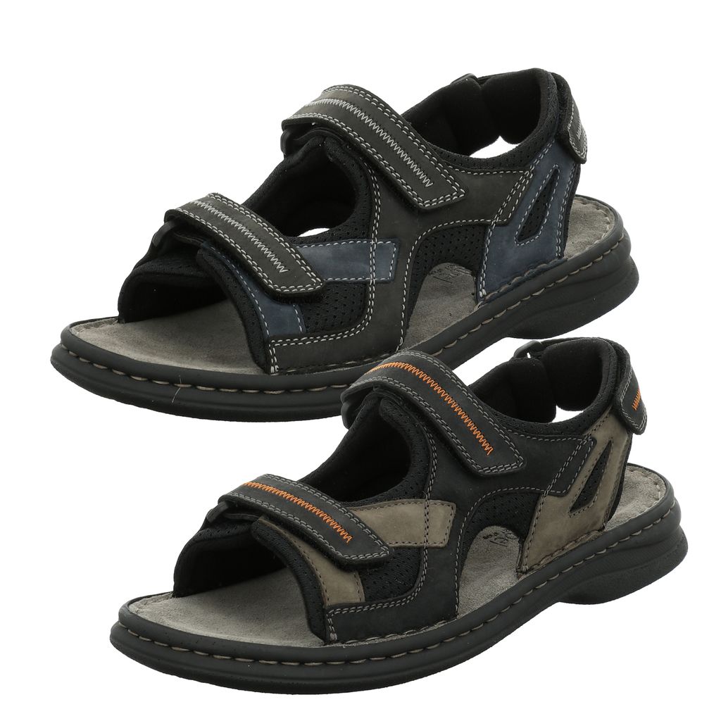 Josef Seibel 10664-994 Max 64 Schuhe Herren Sandalen Outdoorsandalen, Größe:46 EU, Farbe:Blau