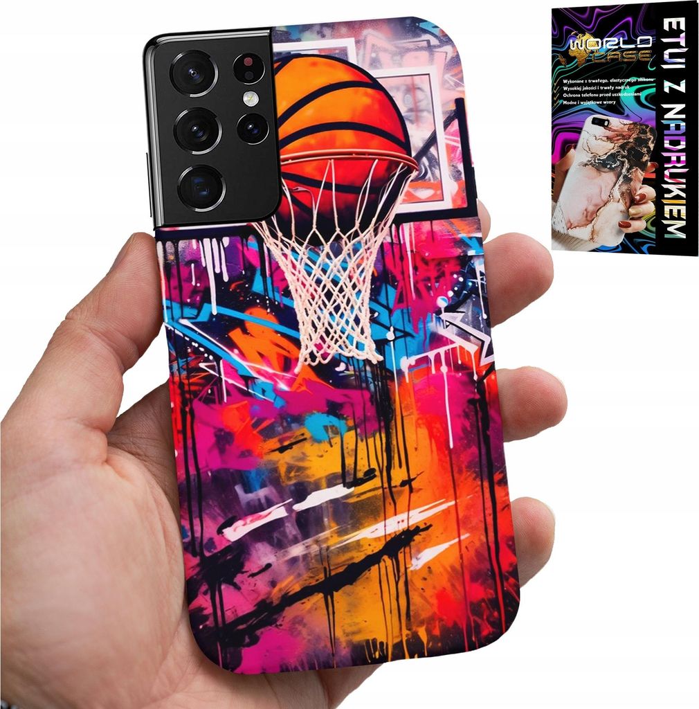 ETUI FÜR SAMSUNG GALAXY S21 Ultra - NBA Basketball ULTIMATE GRAFFITI BOSS FAN