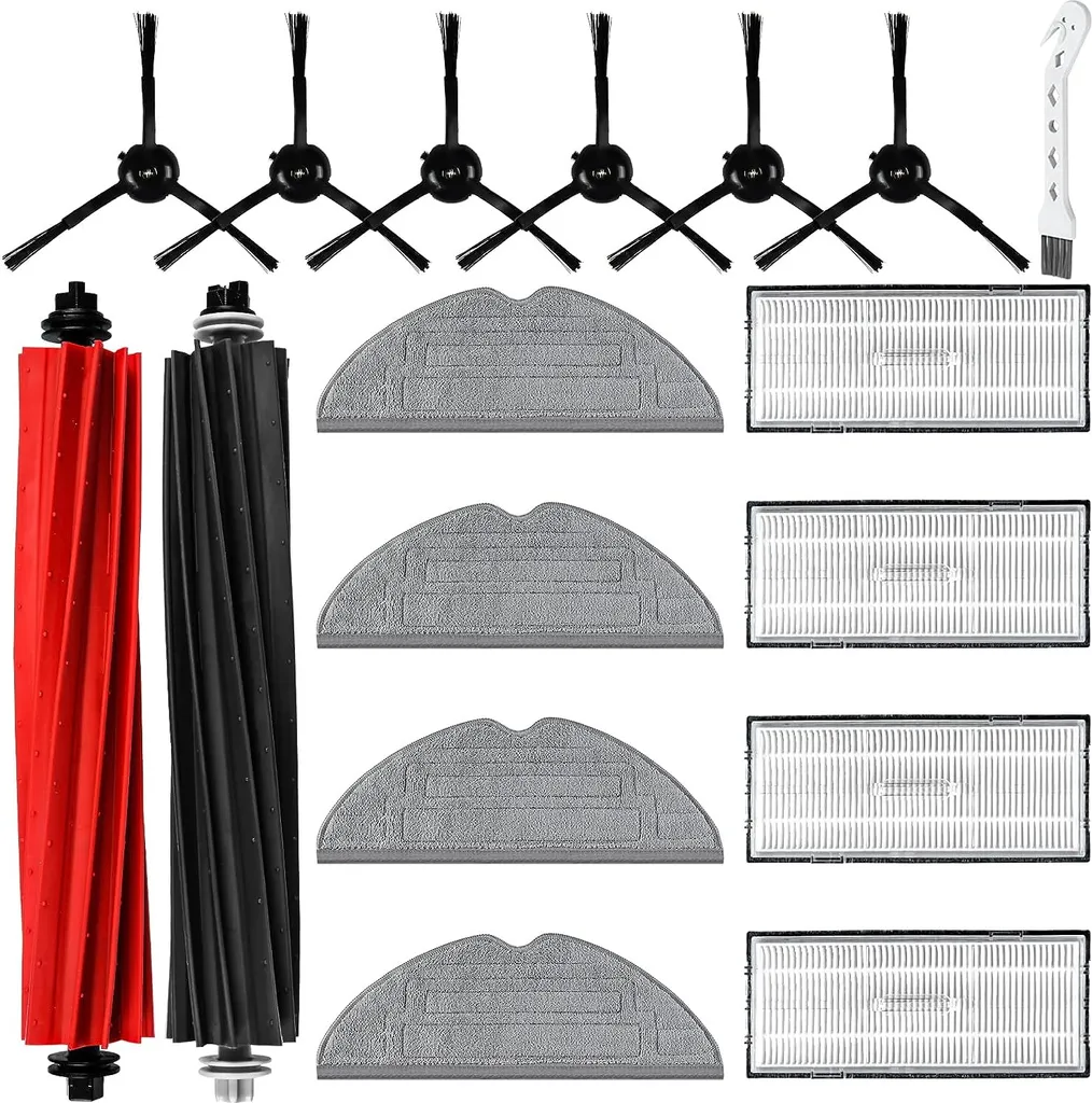 Set Ricambi 17 Pezzi per Roborock S8 S7 MaxV Ultra - Massima Potenza