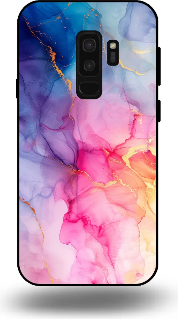 Cover Samsung S9 Plus Marmo Rainbow | TPU Morbida Prezzo Shock
