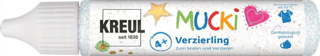 KREUL Verzierling "MUCKI" Funkelweiß 29 ml Pen