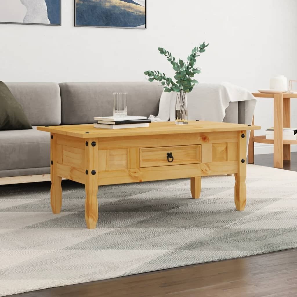 Maison Exclusive - Couchtisch Mexiko-Stil Kiefernholz 100x55x44 cm