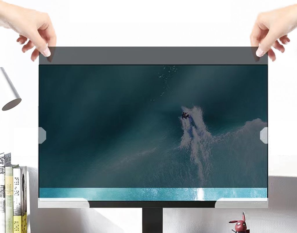INF Datenschutz-Bildschirmschutzfolie für 23,8-Zoll-Monitor - Entspiegelt & Kratzfest