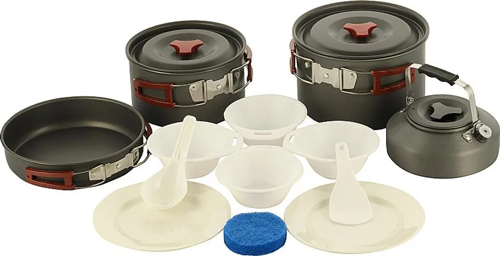Cuisiner en Groupe sans Encombrement avec le Kit Vaisselle M-Tac 5 Pers