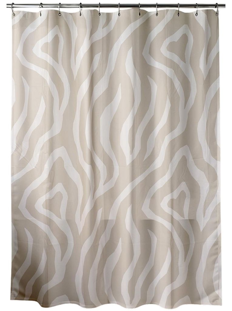 TENDNCE | Badvorhang - Duschvorhang - 180x180 cm - beige - Produktbild 