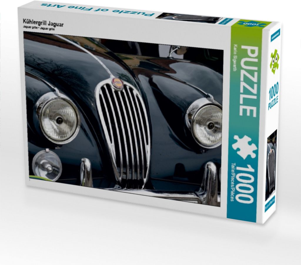 Calvendo Kühlergrill Jaguar 1000 Teile Puzzle quer 640x480mm, Sigwarth Karin; 7273406