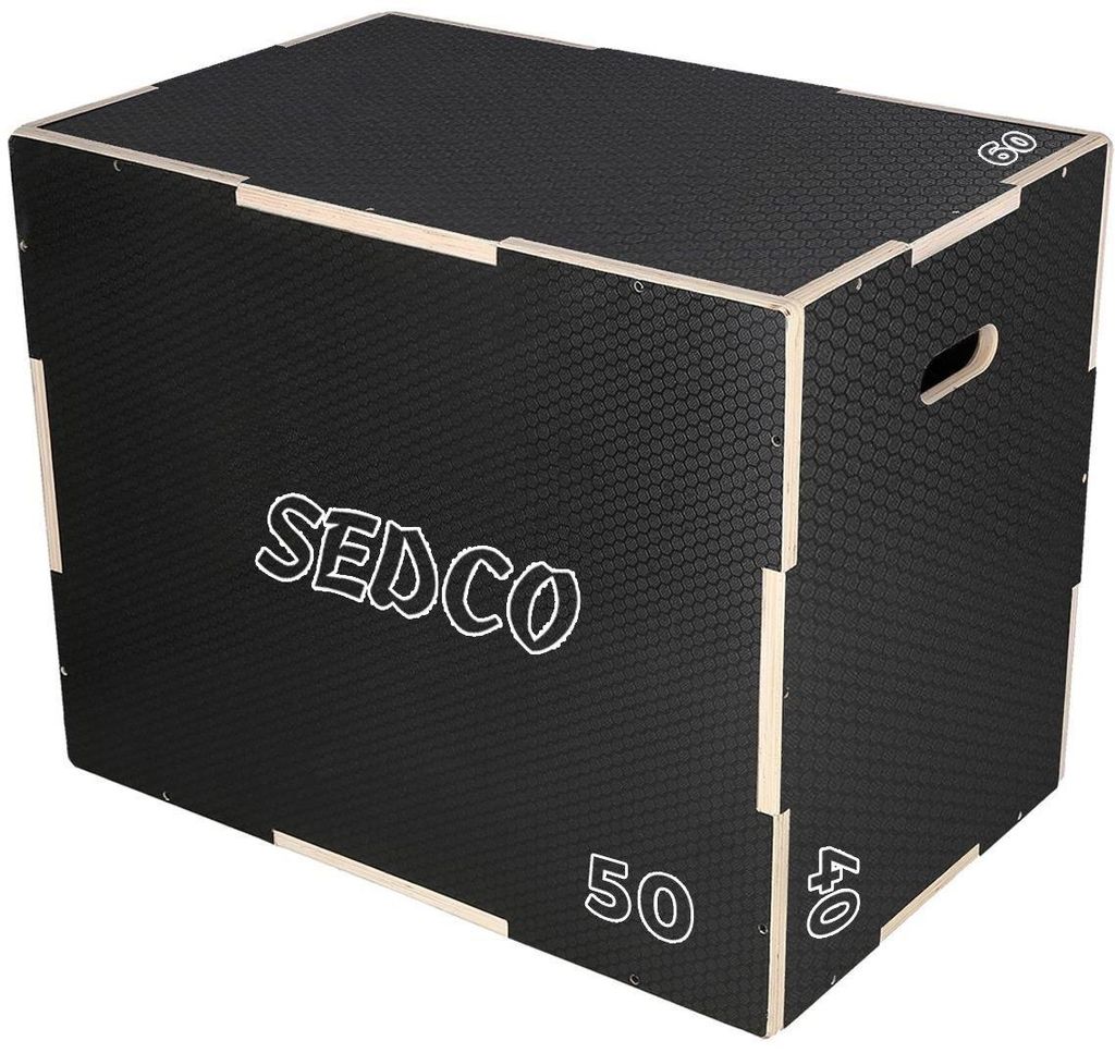 Plyometrische Box aus Holz Sedco BLACKWOOD PLYOBOX 40/50/60 cm