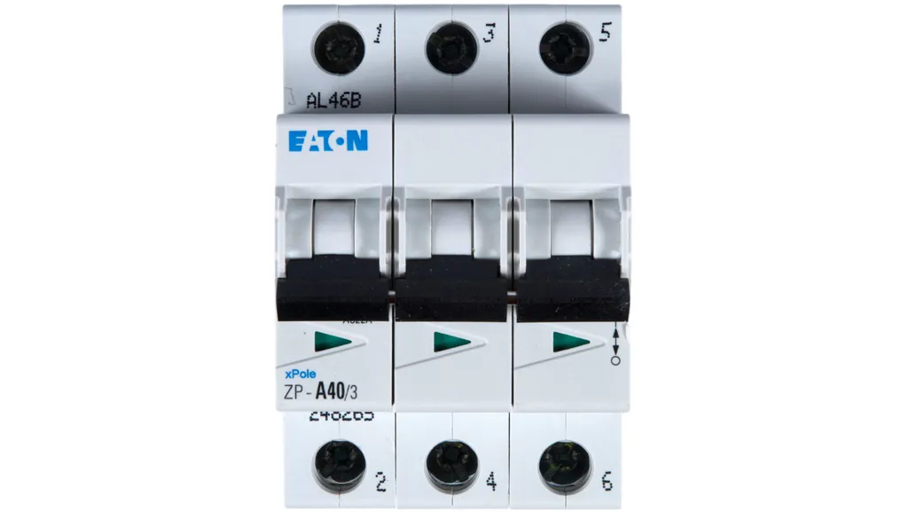 Disjoncteur modulaire 40A ZP-A40/3 Eaton 248265 pour tableau électrique