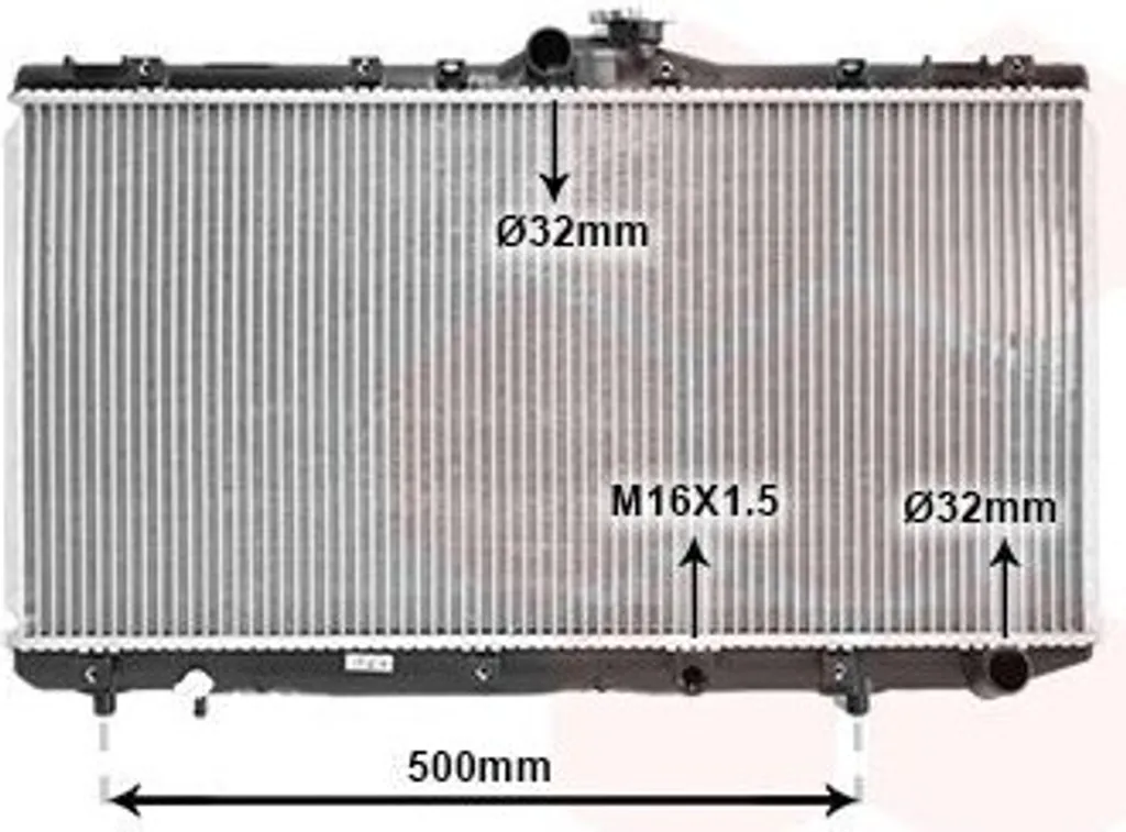 Changer radiateur moteur Toyota Corolla E11 Break et Liftback