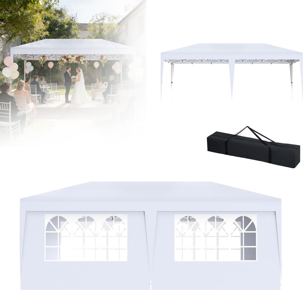 LZQ skladací pavilón 3x6 m, ochrana proti UV žiareniu, Obrázok produktu 