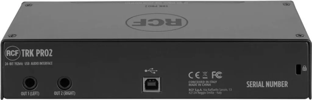 Carte Son Externe RCF TRK PRO2 avec Préamplis Linéaires pour Enregistrement