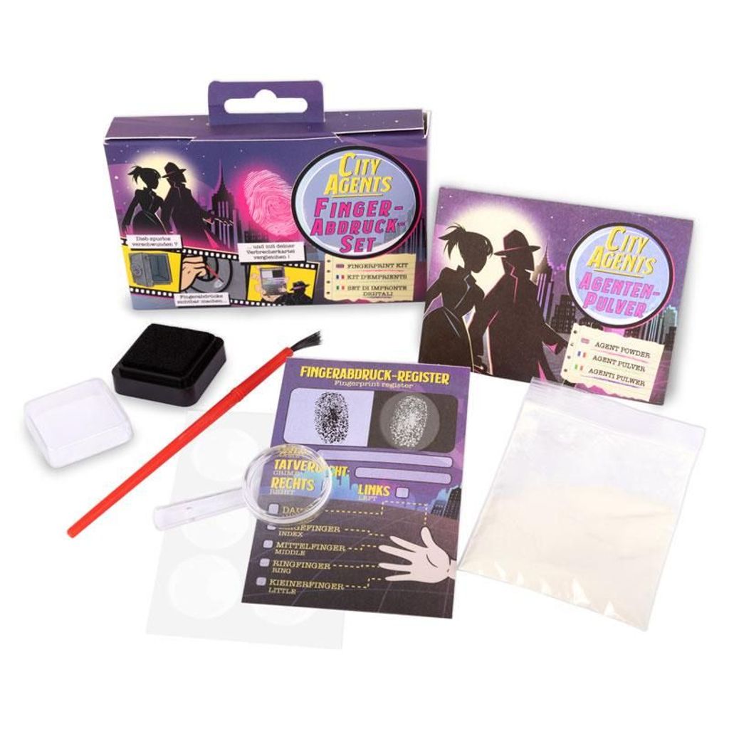 Trendhaus CITY AGENTS Fingerabdruck-Set 0 0 STK