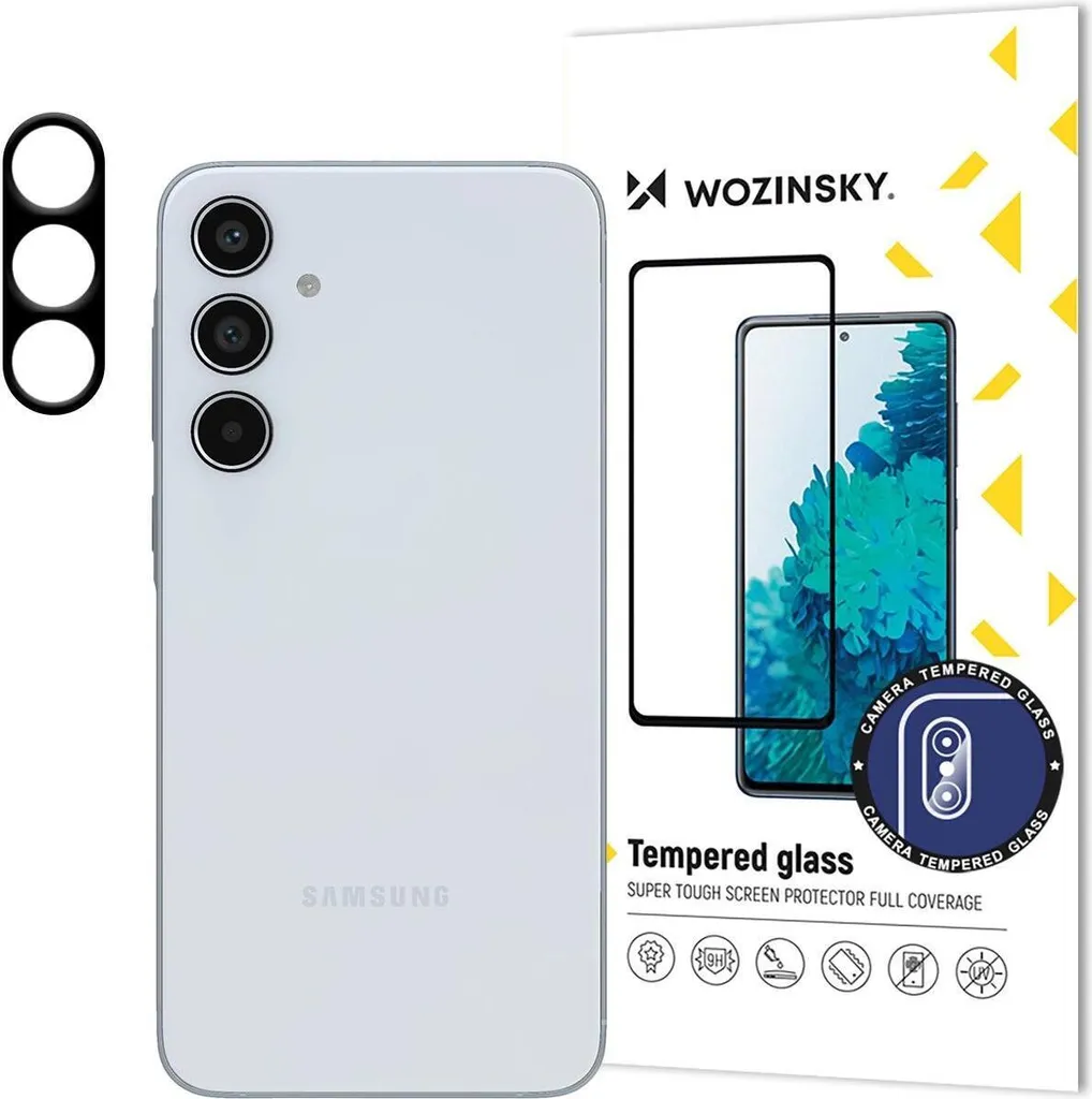 Wozinsky Samsung A35 Vetro Fotocamera 9H - Sicurezza per Tutta la Famiglia