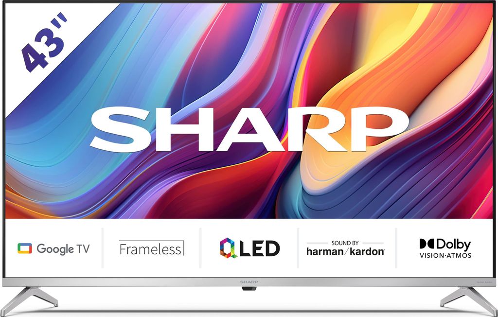 Sharp 43GP6265E TV 109,2 cm (43") 4K Ultra HD Smart TV Wifi Produktbild 