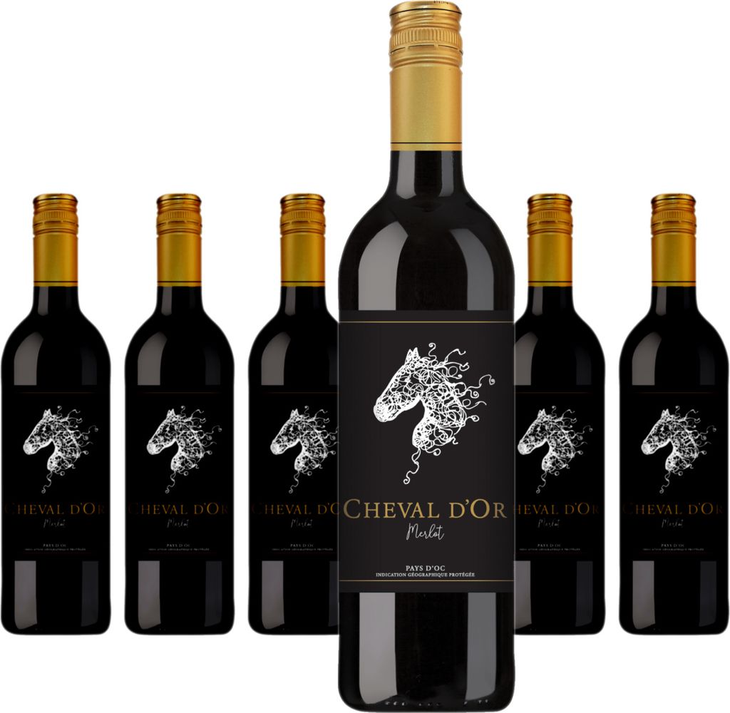 6 x Cheval d'Or Merlot Produktbild 