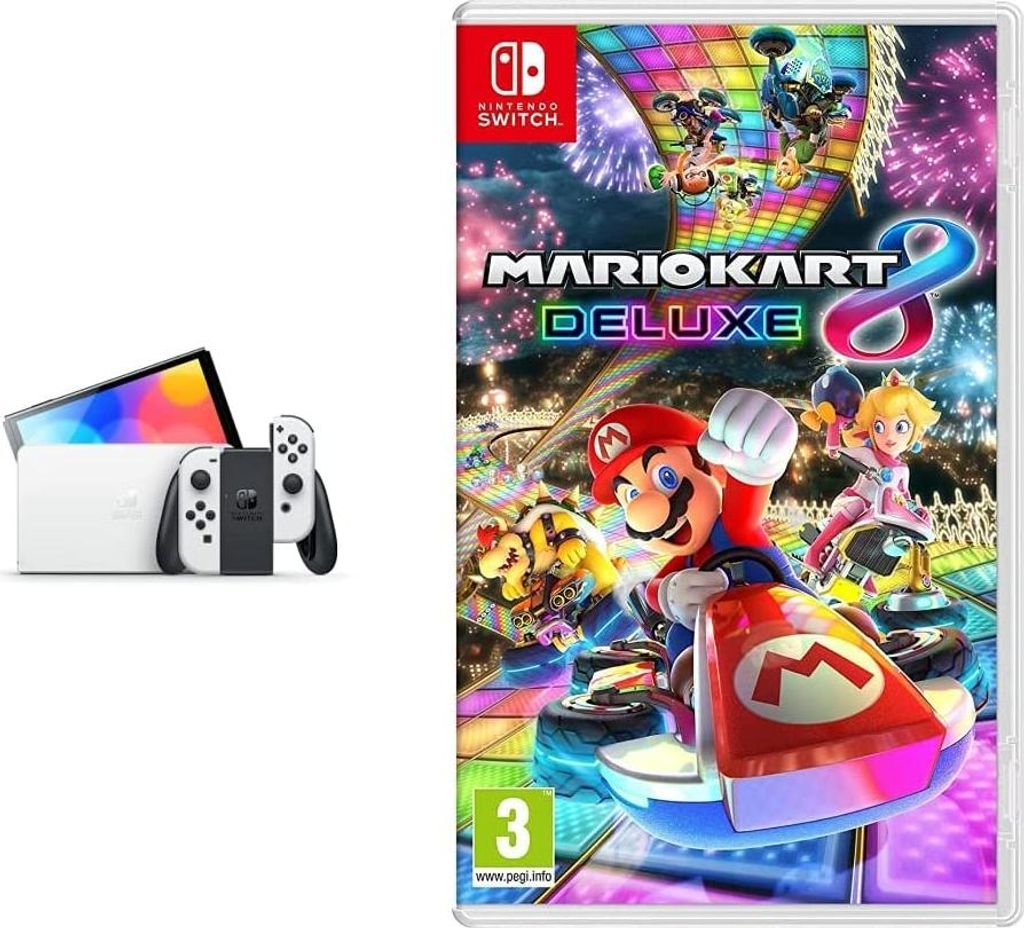 Nintendo 10007454 Nintendo Switch (OLED-Modell) Weiss Image du produit 
