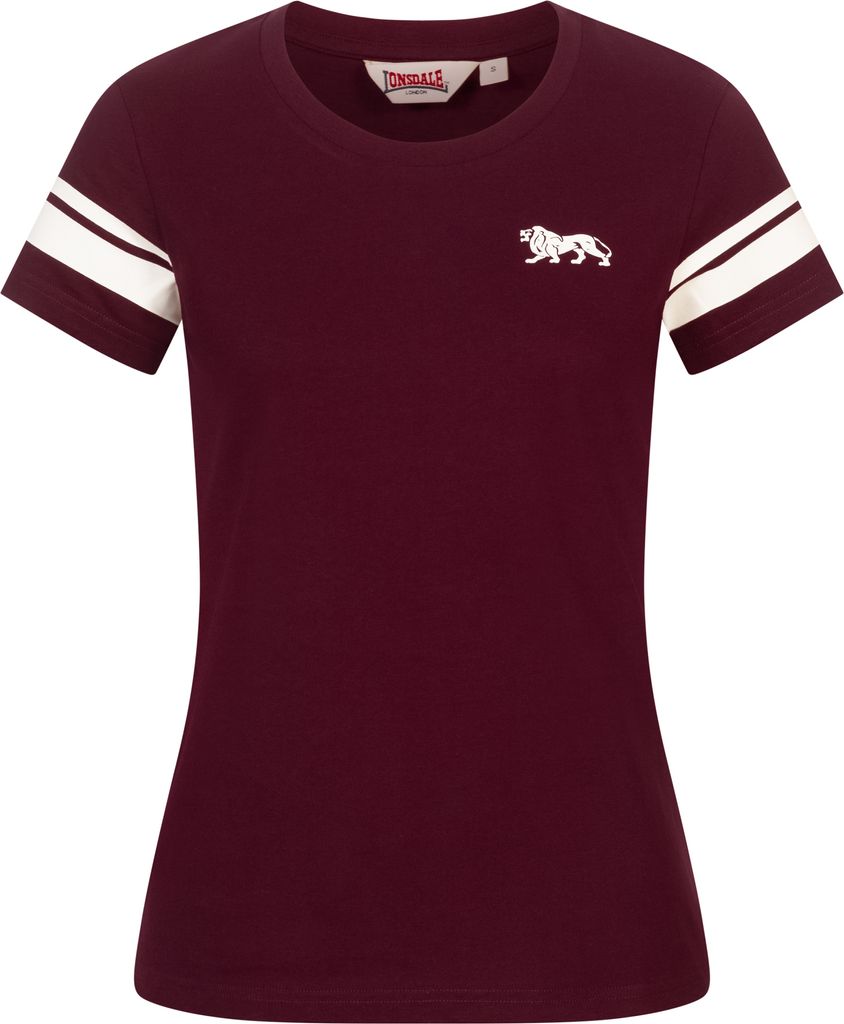 Dámske tričko CORTON Oxblood/Ecru XL Lonsdale Obrázok produktu 
