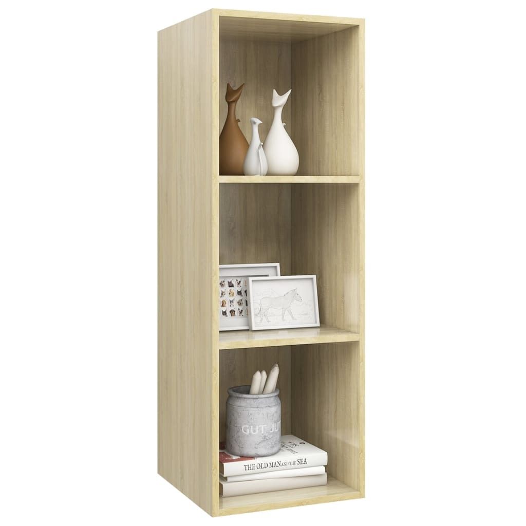 "Winterschlussverkauf "TV-Board - Fernsehtisch - TV-Tisch/TV-Wandschrank Skandinavisch - CLORIS - Fernsehenschrank -Sonoma-Eiche 37x37x107 cm Holzw...
