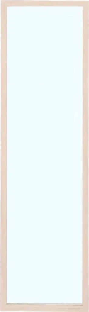 Grand miroir de porte 30x120 cm coloris beige avec fixation invisible