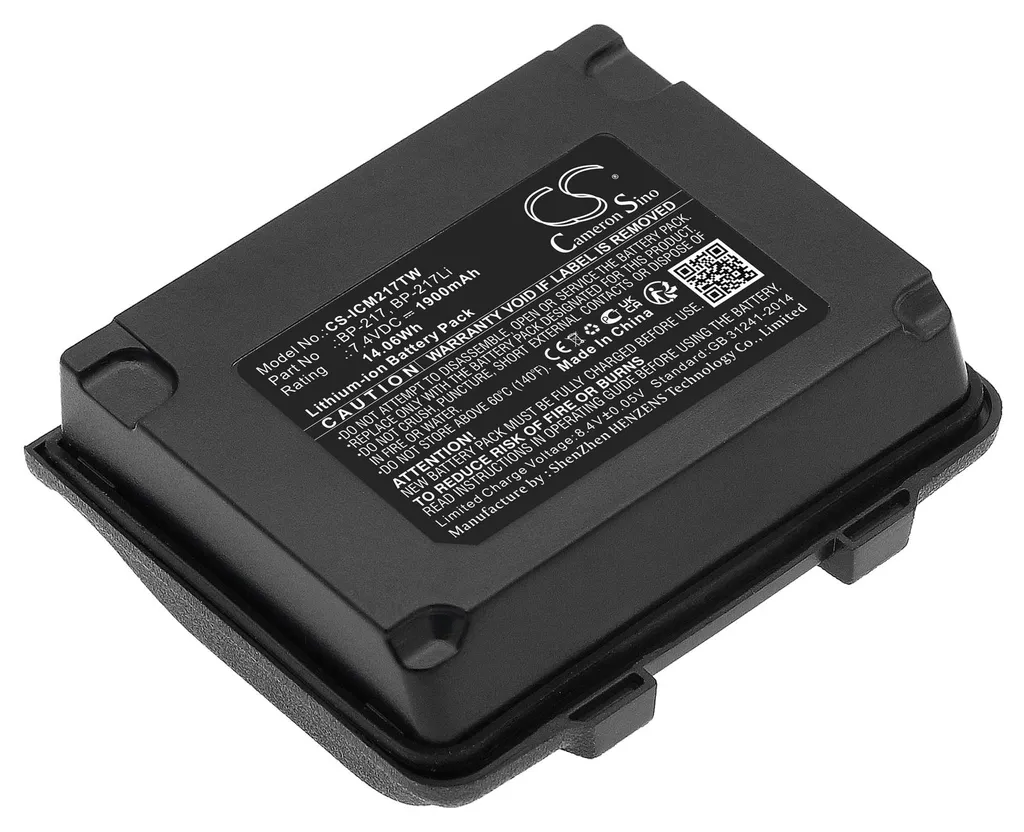 Batterie IC-80AD IC-91A IC-E90 pour Icom - Haute Capacité BP-217