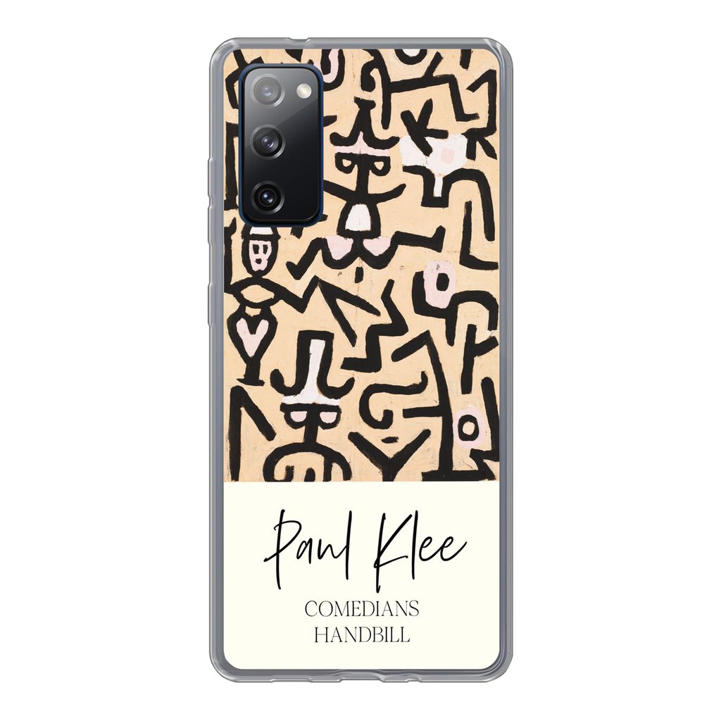 MuchoWow Handyhülle Schutzhülle Hülle für Samsung Galaxy S20 FE Gemälde - Paul Klee - Komödianten Flugblatt Silikon Softcase Handy Hülle -...