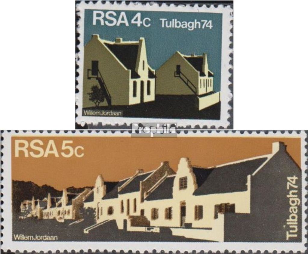 Briefmarken Südafrika 1974 Mi 428-429 (kompl.Ausg.) postfrisch Restaurierte Straße