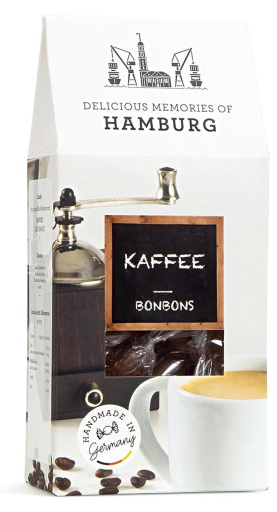 Edel Bonbons mit typischem Kaffee Geschmack in einer Produktbild 