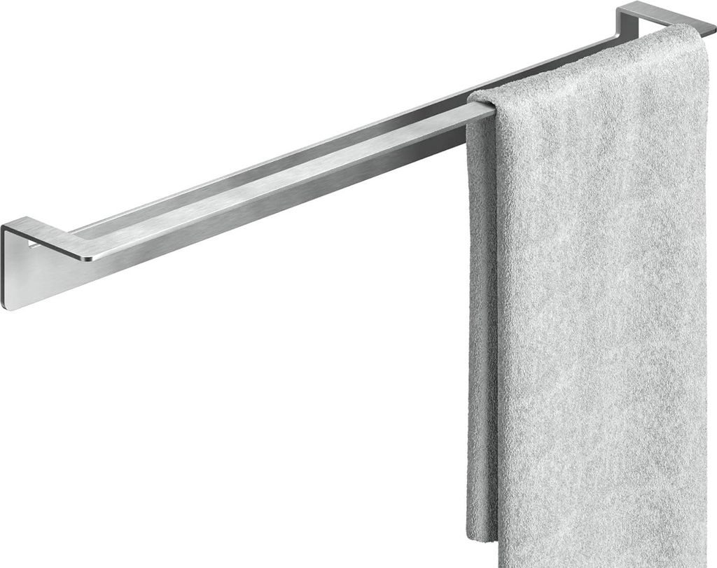 Handtuchhalter ohne Bohren, 60 cm, Handtuchstange für das Badezimmer, aus rostfreiem Stahl, selbstklebend