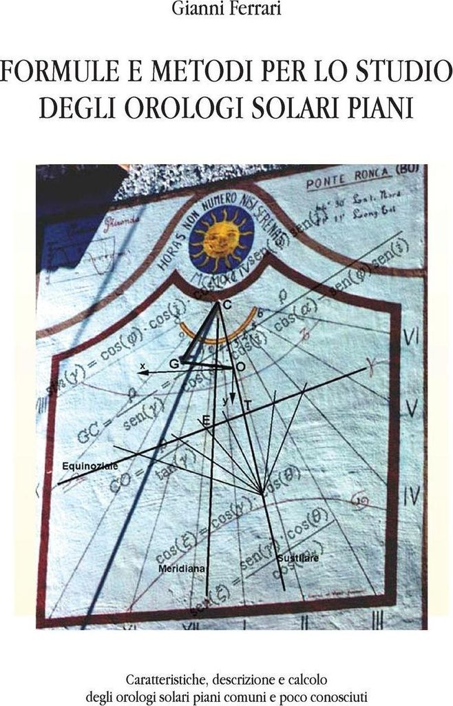 Formule e metodi per lo studio degli orologi solari piani