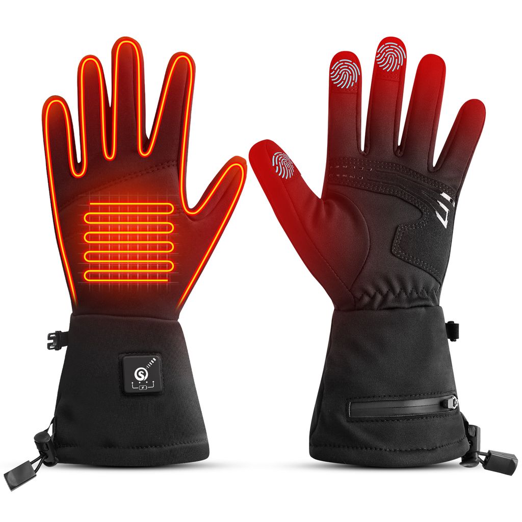 Langlaufhandschuhe Elektrisch beheizte Handschuhe,warme Handschuhe für Damen und Herren S-XXL