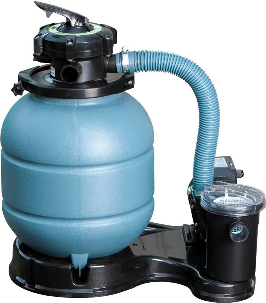 Ensemble de filtration à sable 4m³/h pour piscine avec pompe intégrée