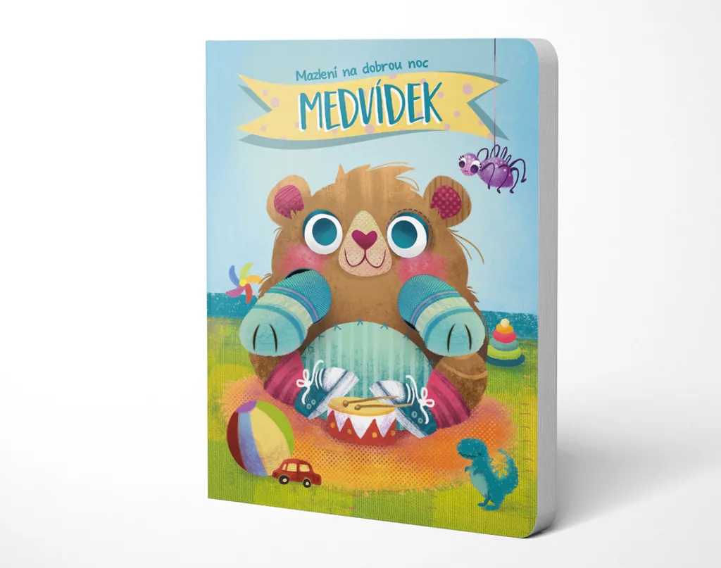 Livre d'éveil Medvídek Monica Garofalo pour le rituel du coucher bébé