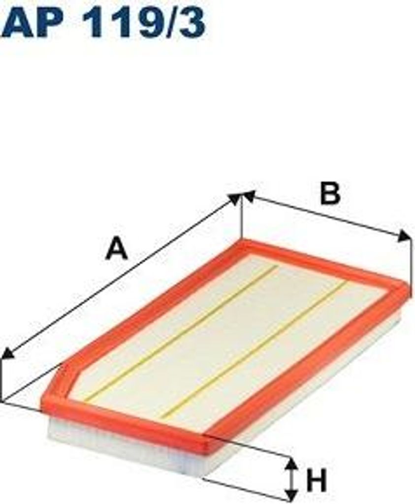 FILTRON AP 119/3 Luftfilter OE 2640940100 kompatibel mit GLC, E-Klasse, CLS, C-Klasse