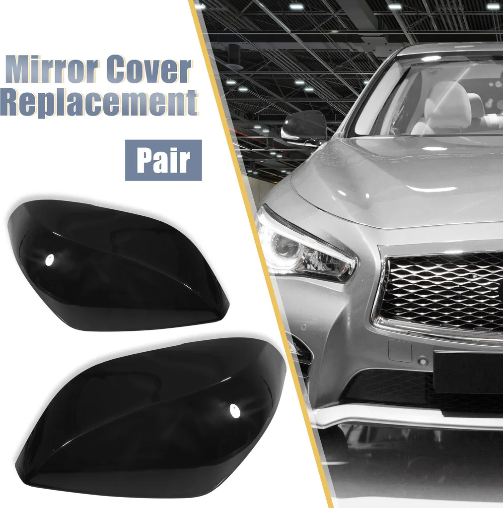 Protection de Rétroviseur Noir Brillant pour Rénovation de Carrosserie