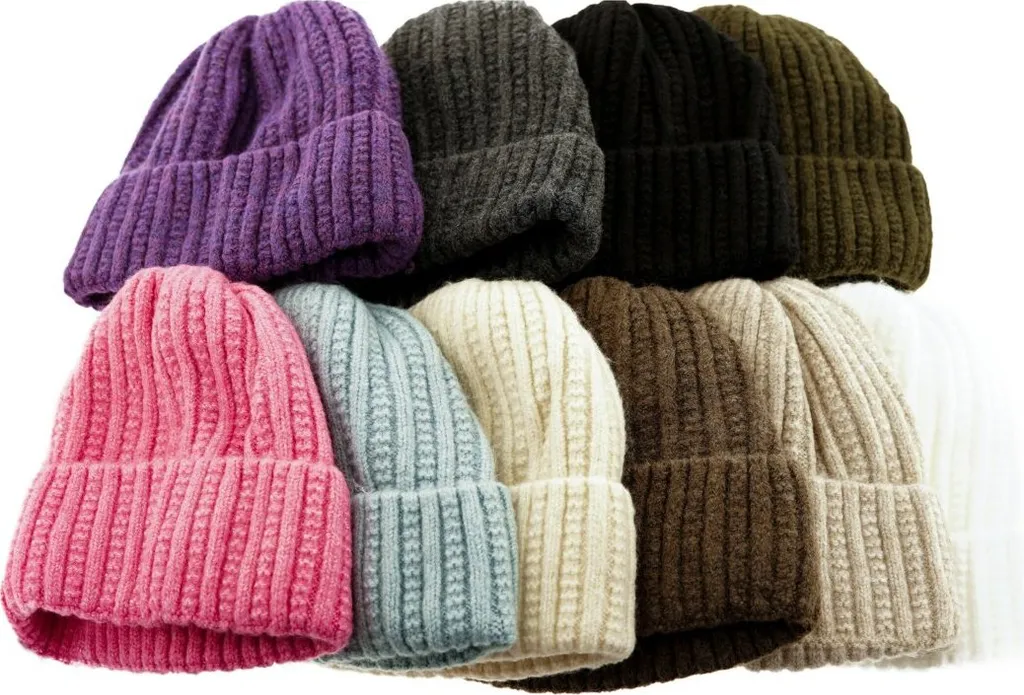 Cappello Beanie Rosa Trecce Viscosa - Accessorio Moda Unisex Invernale - 4