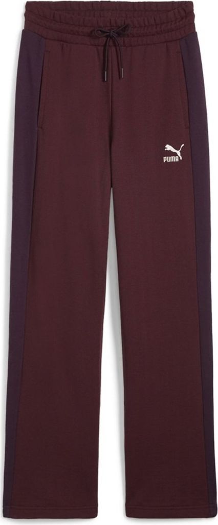Puma T7 Damen Trainingshose für Sport und Freizeitaktivitäten in Dunkelrot